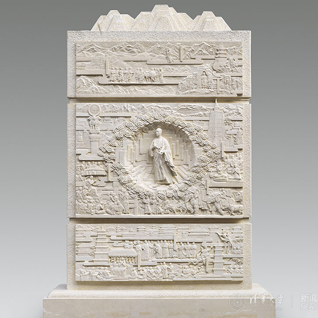 玄奘取经 赵萌(雕塑系)??周尚仪(工艺美术系)、董书兵(雕塑系)??马天???雕塑 280cm×103cm×380cm.jpg